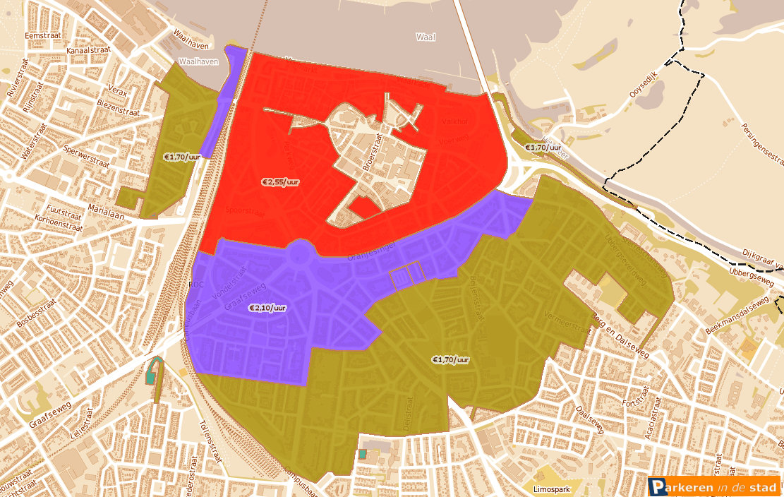 parkeren parkeerzones nijmegen